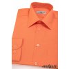 Pánská oranžová košile KLASIK s dl.ruk. 451-10