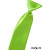 Zářivě zelená chlapecká jemně lesklá kravata