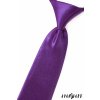 Sytě fialová lesklá dětská kravata