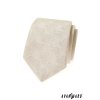 Smetanová luxusní kravata s velmi jemným vzorem
