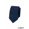 Tmavě modrá luxusní slim kravata