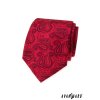Červená luxusní kravata se vzorem