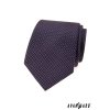 Fialová luxusní kravata se vzorem