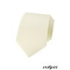 Smetanová jednobarevná luxusní kravata