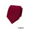 Bordó jednobarevná matná luxusní kravata