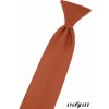 Skořicově hnědá dětská kravata na gumičku