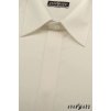 Pánská smetanová košile KLASIK s krytou légou 462-2