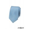Světle modrá luxusní pánská slim kravata