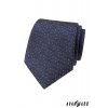 Modrá luxusní pánská kravata s jemným vzorkem