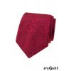 Bordó vzorovaná luxusní pánská kravata
