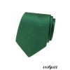 Zelená pánská kravata s vroubkovanou strukturou