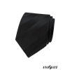 Černá pánská kravata s proužky stejné barvy