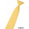Banánově žlutá matná dětská kravata na gumičku