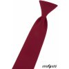 Bordó matná dětská kravata na gumičku (44 cm)
