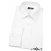Pánská čistě bílá košile SLIM FIT 114-1