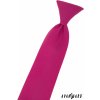 Fuchsiová matná dětská kravata na gumičku