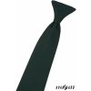 Tmavě zelená dětská kravata na gumičku