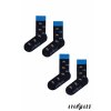 Sada kvalitních pánských ponožek se vzorem – Barevné kolo