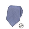 Kravata AVANTGARD LUX bavlněná 601-5040 Modrá (Barva Modrá, Velikost šířka 7 cm, Materiál 100% bavlna)
