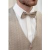 Pánská košile SLIM s krytou légou 132-225 Smetanová/ivory (Velikost 38/170)