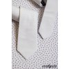 Bílá bavlněná luxusní pánská kravata