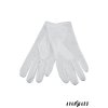 Bílé bavlněné rukavice do tanečních
