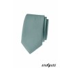 Eukalyptově zelená matná luxusní pánská slim kravata