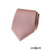 Pudrová luxusní pánská kravata s jemnými tečkami