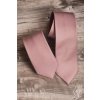 "Nude" pudrová luxusní pánská kravata s jemnými tečkami