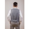 Set vesta a motýlek 662-66222 Šedá (Velikost 56)