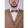 Set vesta a motýlek 662-55131 Hnědá/skořicová (Velikost 52)