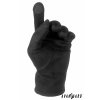 Černé pánské zimní rukavice na dotykový displej