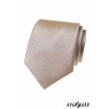 Béžová luxusní pánská kravata s jemným vzorkem