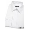 Bílá pánská košile s krytou légou 562-1