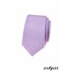 Lila žíhaná luxusní pánská slim kravata
