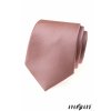 Pudrová luxusní pánská kravata s pruhovanou strukturou