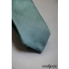 Zelená pánská slim kravata se vzorovanou strukturou