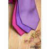 Světle zářivě fialová luxusní kravata s proužkovanou strukturou