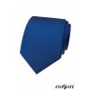 Královsky modrá luxusní pánská kravata s pruhovanou strukturou