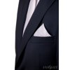 Bílá luxusní pánská kravata + kapesníček do saka