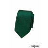 Smaragdově zelená luxusní pánská slim kravata se žíháním