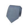 Modrá matnější luxusní pánská kravata se vzorovanou strukturou