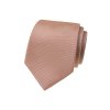 Pudrová lesklejší luxusní pánská kravata se vzorovanou strukturou