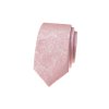 Světle pudrová luxusní pánská kravata se vzorem Paisley
