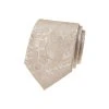Béžová luxusní pánská kravata se vzorem Paisley