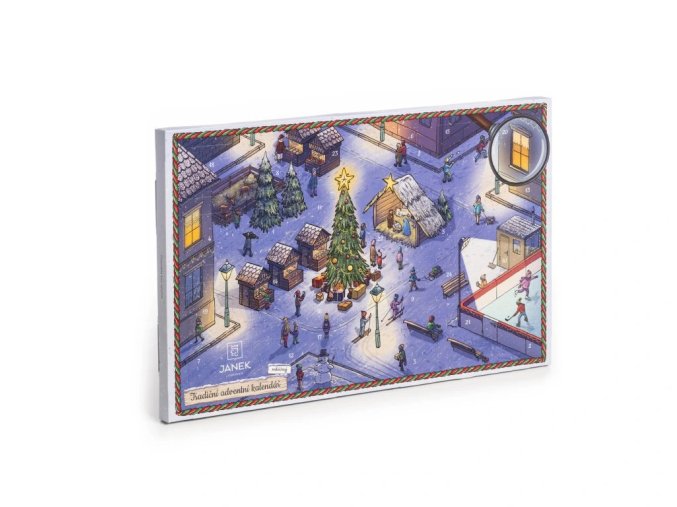 2889 tradicni adventni kalendar mlecny cokolada kosticky radost advent vanoce prosinec tradice