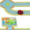 Puzzle podlahové - Silnice pro autíčka + 2 auta, Goki