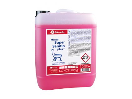 Čistící prostředek na mytí WC Merida SUPER SANITIN Plus 10 l.