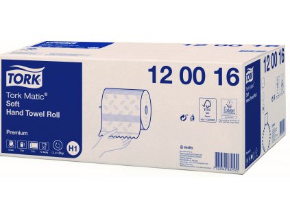 Tork Matic Soft papírové ručníky v roli Premium, 120016, 28kartonů