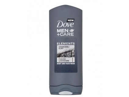 Dove Men+ Care Elements Charcoal & Clay sprchový gel 400 ml